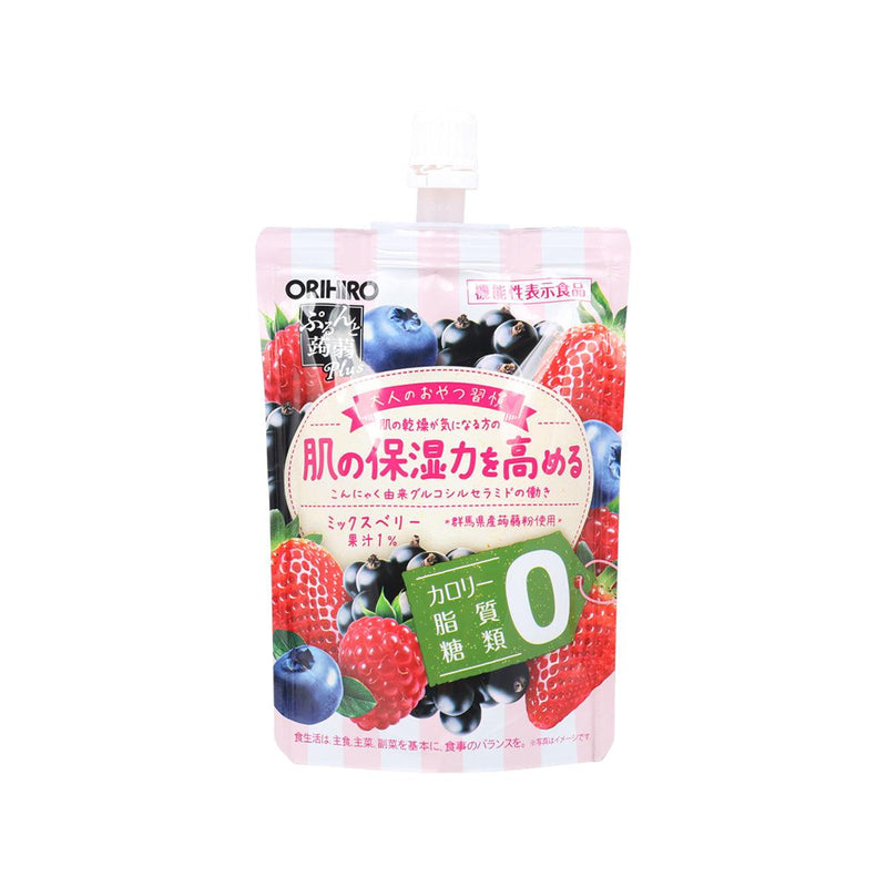ORIHIRO Konjac Jelly Drink - Mixed Berries (Zero Calorie, Fat, Sugar)  (130g)