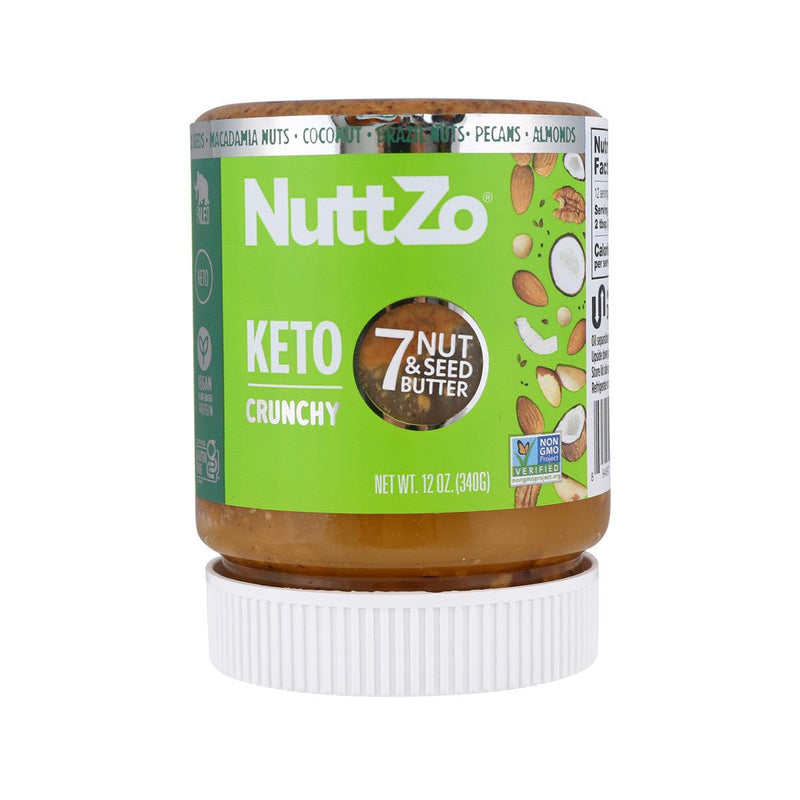 NUTTZO Keto Crunchy 7 Nut & Seed Butter  (340g)