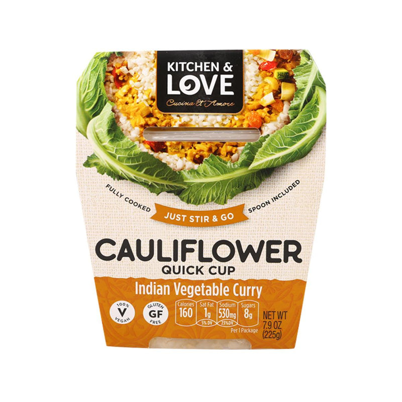 KITCHEN & LOVE Cauliflower Quick Meal with Indian Vegetable Curry  (225g)