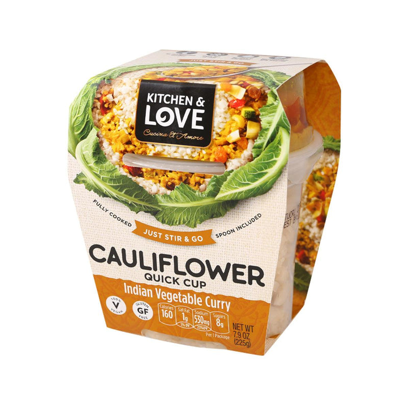 KITCHEN & LOVE Cauliflower Quick Meal with Indian Vegetable Curry  (225g)