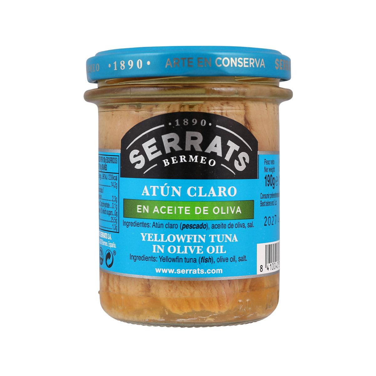 SERRATS Yellowfin Tuna in Olive Oil, 190g