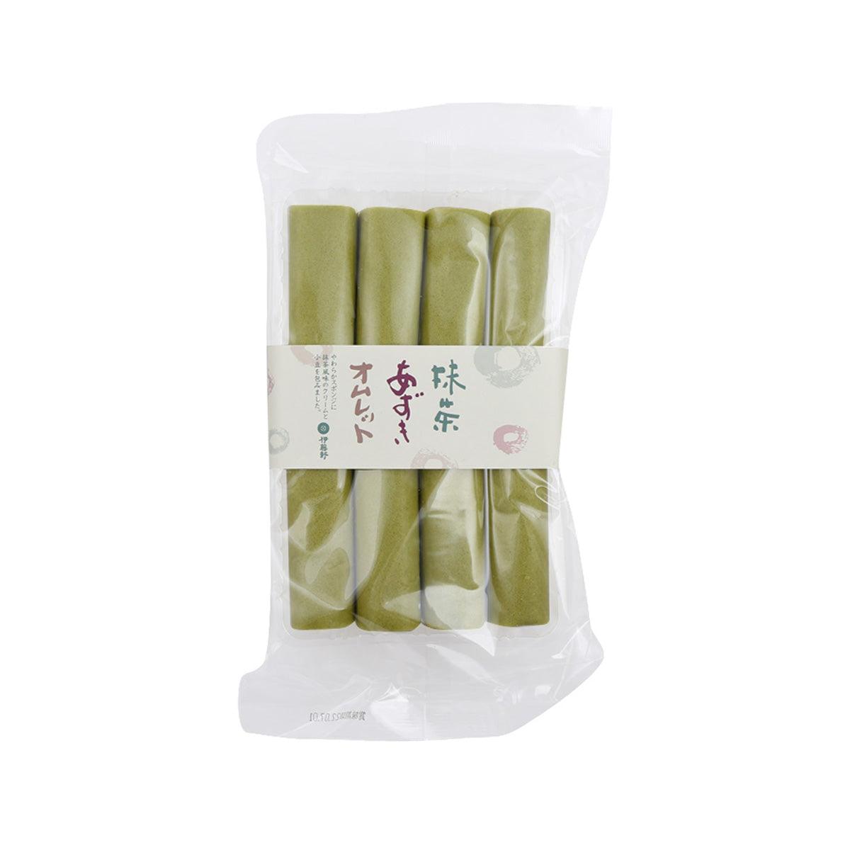 ITOKEN Matcha Red Bean Omelette Cake Roll  (8pcs)