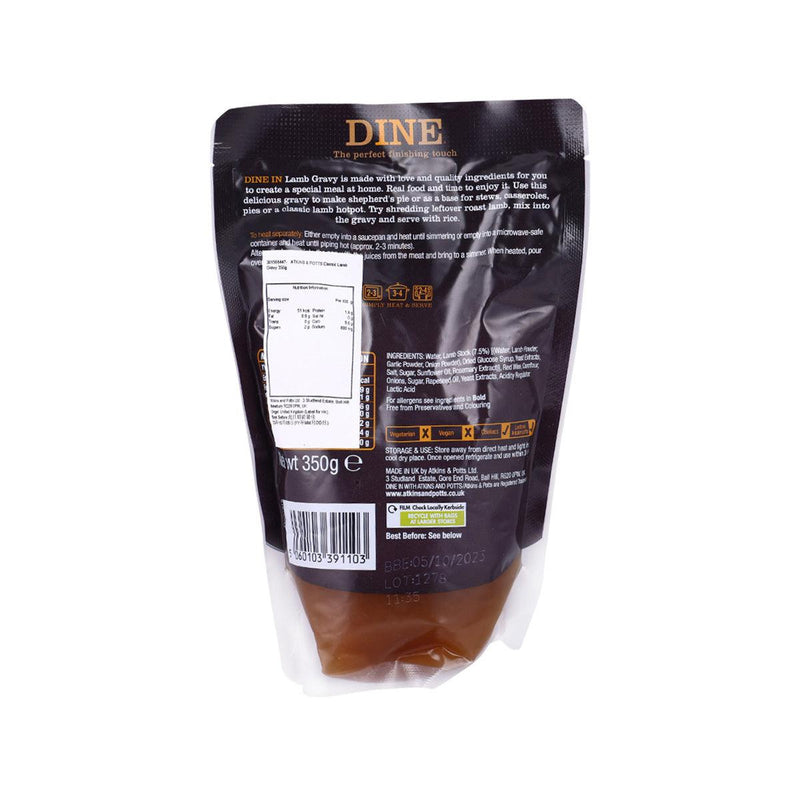 ATKINS & POTTS Classic Lamb Gravy  (350g)