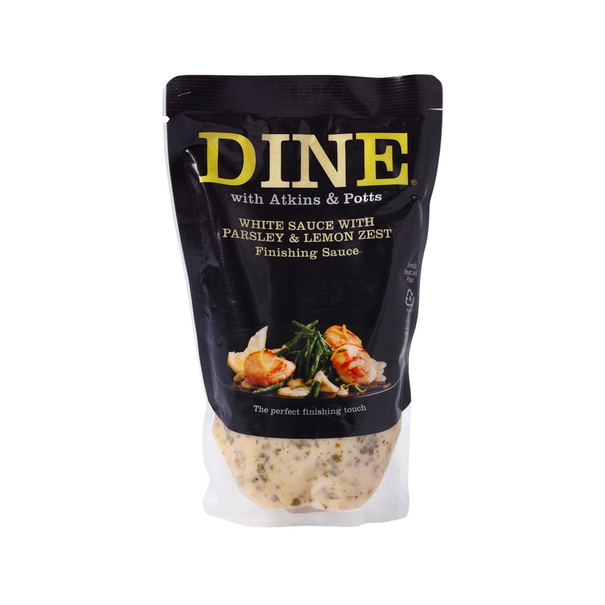 ATKINS & POTTS White Sauce with Parsley & Lemon Zest  (350g)