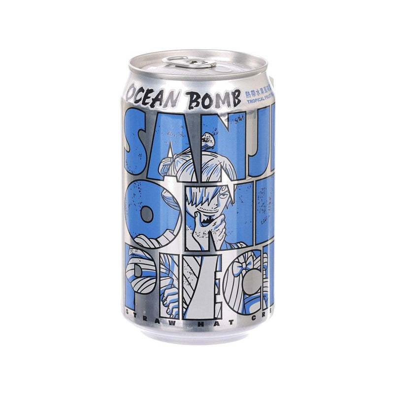 YHB OCEAN BOMB Tropical Fruit Flavour Sparkling Water (One Piece - Sanji) [Can]  (330mL)