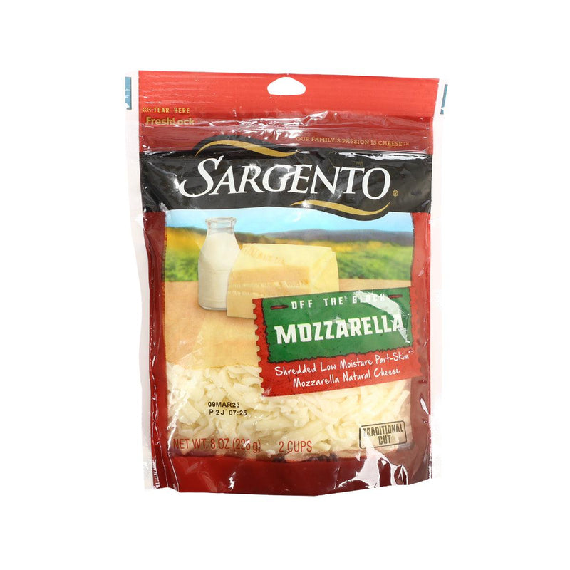 SARGENTO Off The Block Shredded Mozzarella Cheese  (226g)
