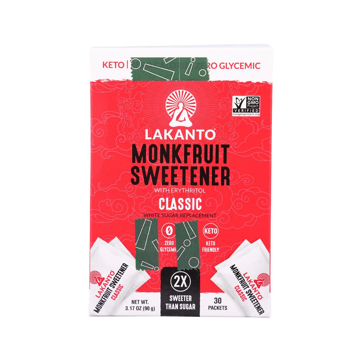 LAKANTO Classic Monk Fruit Sweetener [Box]  (90g)