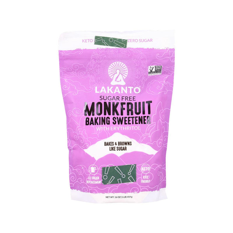 LAKANTO Sugar Free Monk Fruit Baking Sweetener  (454g)
