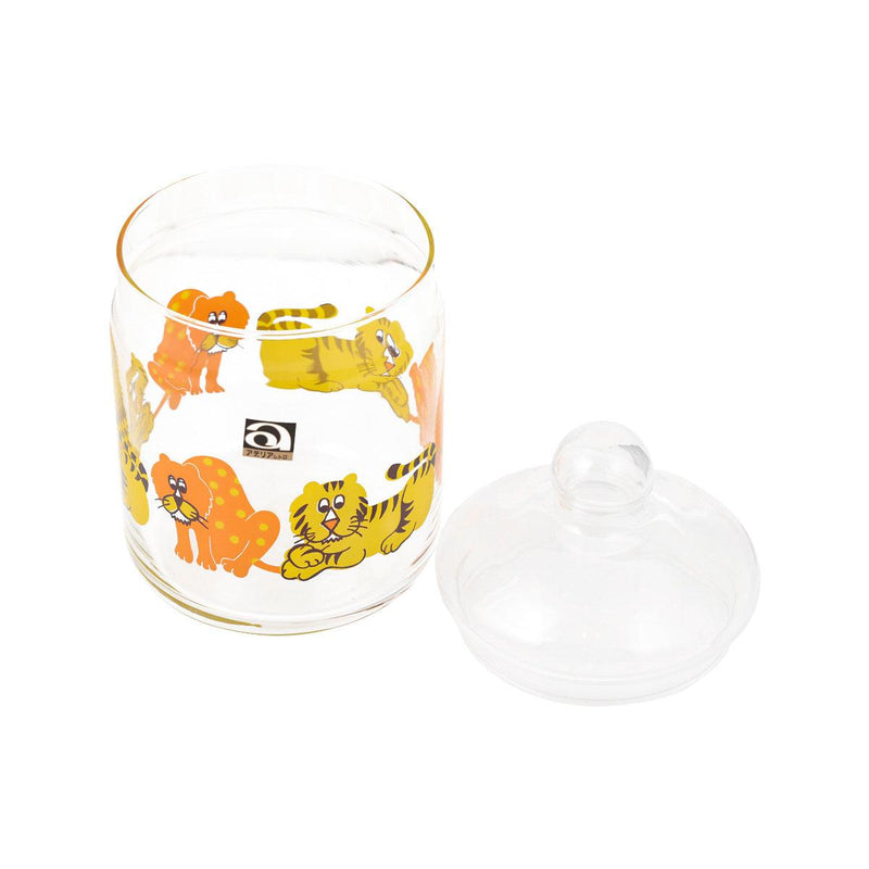 ADERIA Vintage Glass Container (L) - Tiger