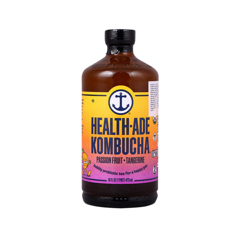HEALTH ADE KOMBUCHA Organic Passion Fruit Tangerine Kombucha  (473mL)