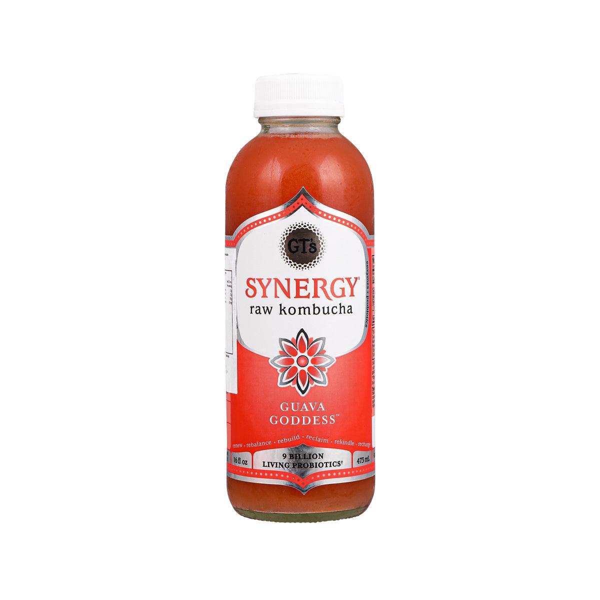 GT'S Organic Raw Kombucha Drink - Guava Goddess  (473mL)