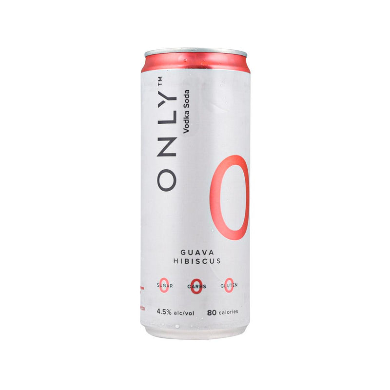 ONLY Vodka Soda - Guava Hibiscus (Alc 4.5%) [Can]  (330mL)