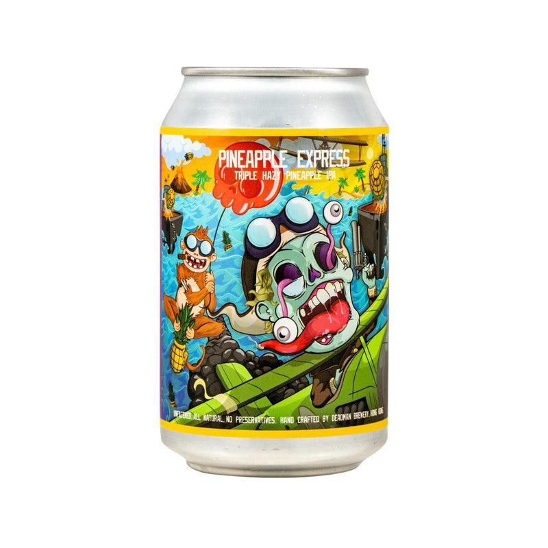 DEADMAN BREWERY Pineapple Express Triple Hazy Pineapple IPA (Alc 10.3%) [Can]  (330mL)