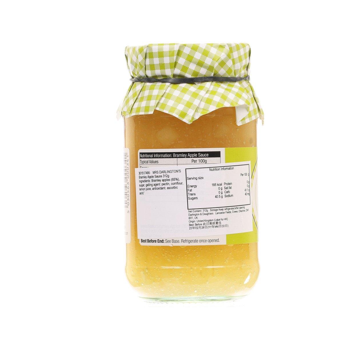 MRS DARLINGTON'S Bramley Apple Sauce  (312g)