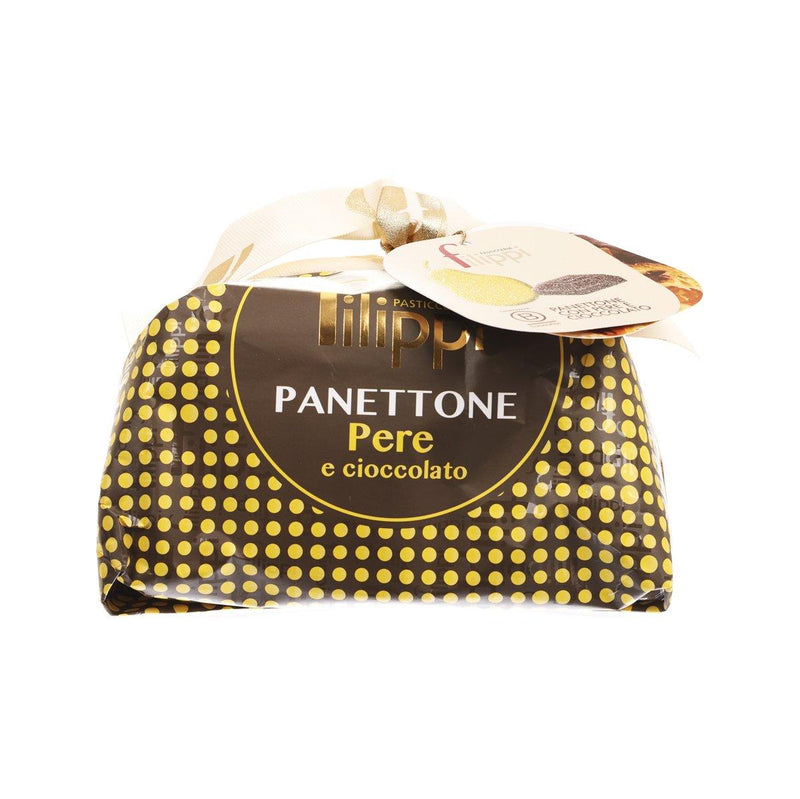 FILIPPI Panettone with Candied Pears and Dark Chocolate  (500g)