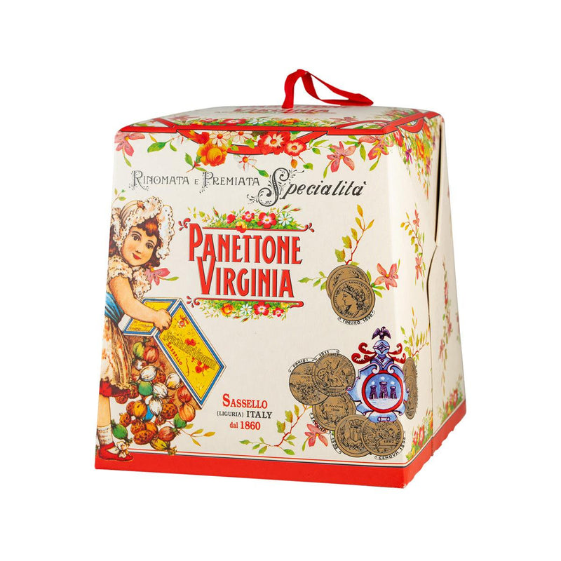 VIRGINIA Tall Bake Traditional Panettone with Sultanas and Candied Fruits  (500g)