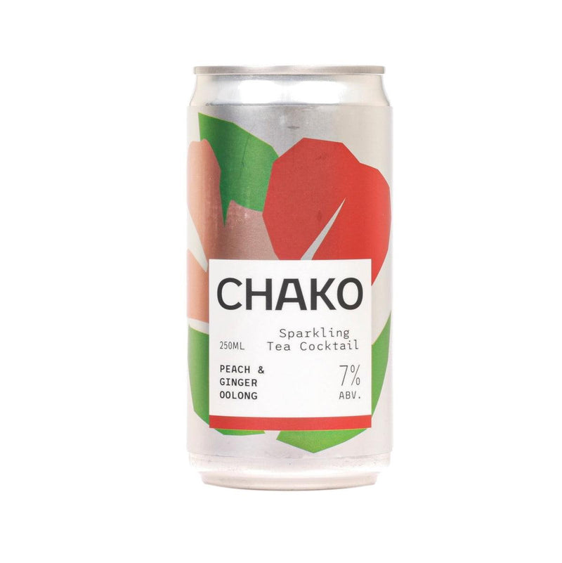 CHAKO Sparkling Tea Cocktail - Peach & Ginger Oolong (Alc 7.0%) [Can]  (250mL)