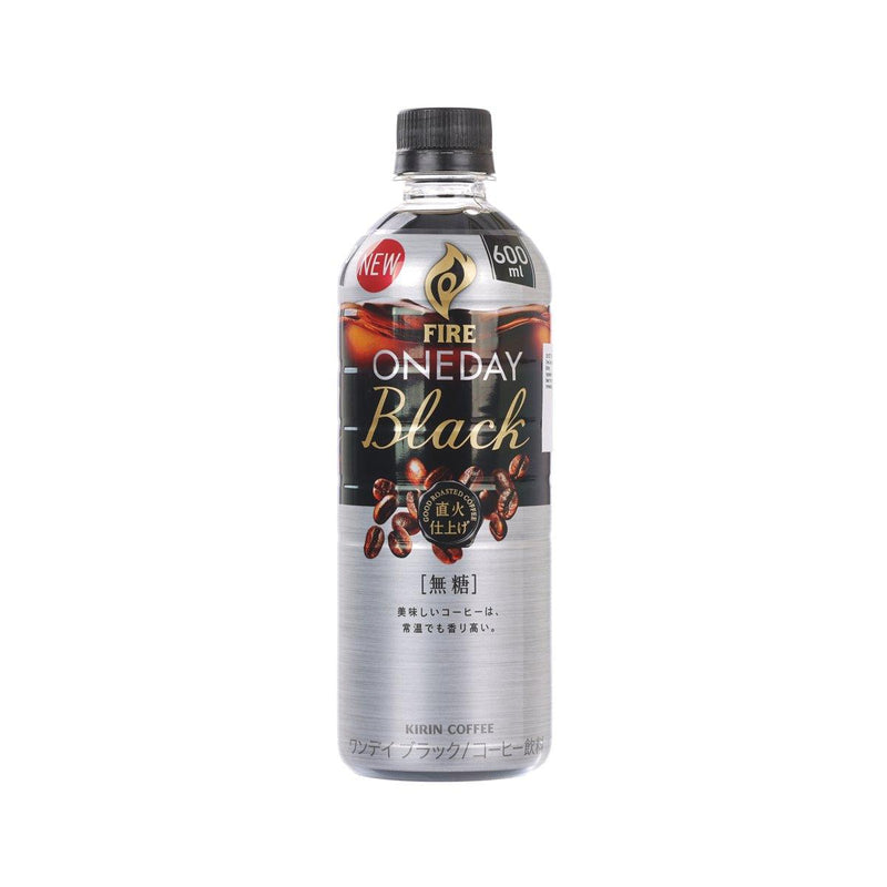 KIRIN COFFEE Fire One Day Black Coffee [No Sugar]  (600mL)