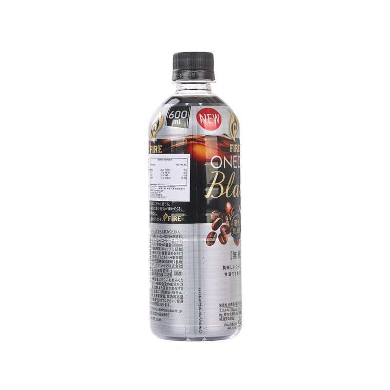 KIRIN COFFEE Fire One Day Black Coffee [No Sugar]  (600mL)