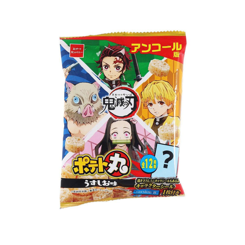 OYATSU Kimetsu No Yaiba Sticker with Salt Flavored Potato Snack  (35g)