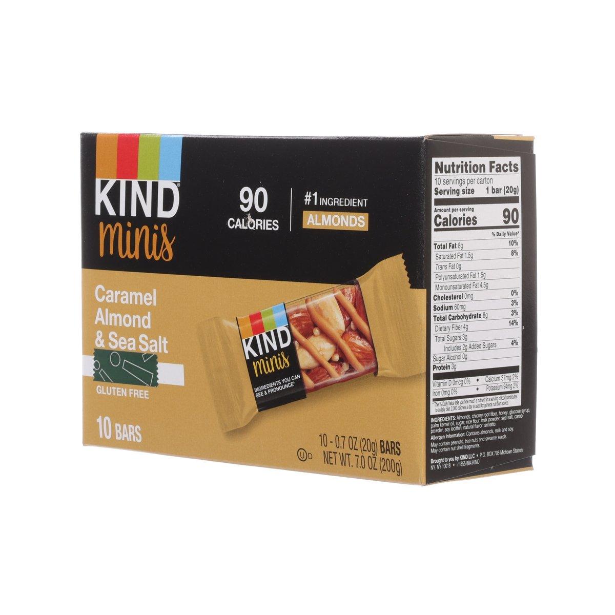 KIND Caramel Almond & Sea Salt Mini Bars  (200g)