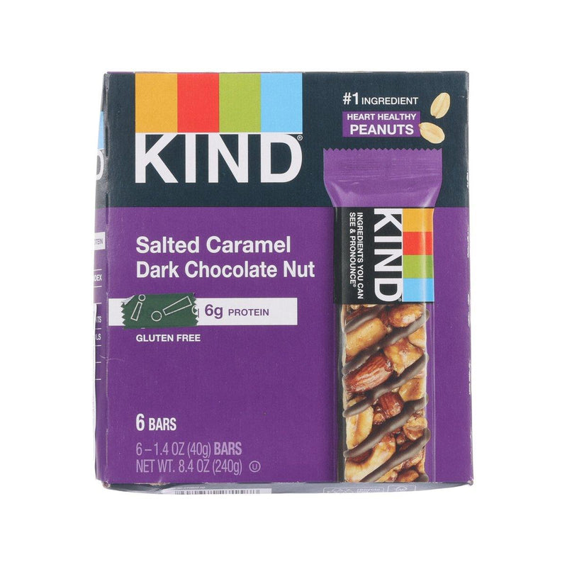 KIND Salted Caramel Dark Chocolate Nut Bars  (240g)