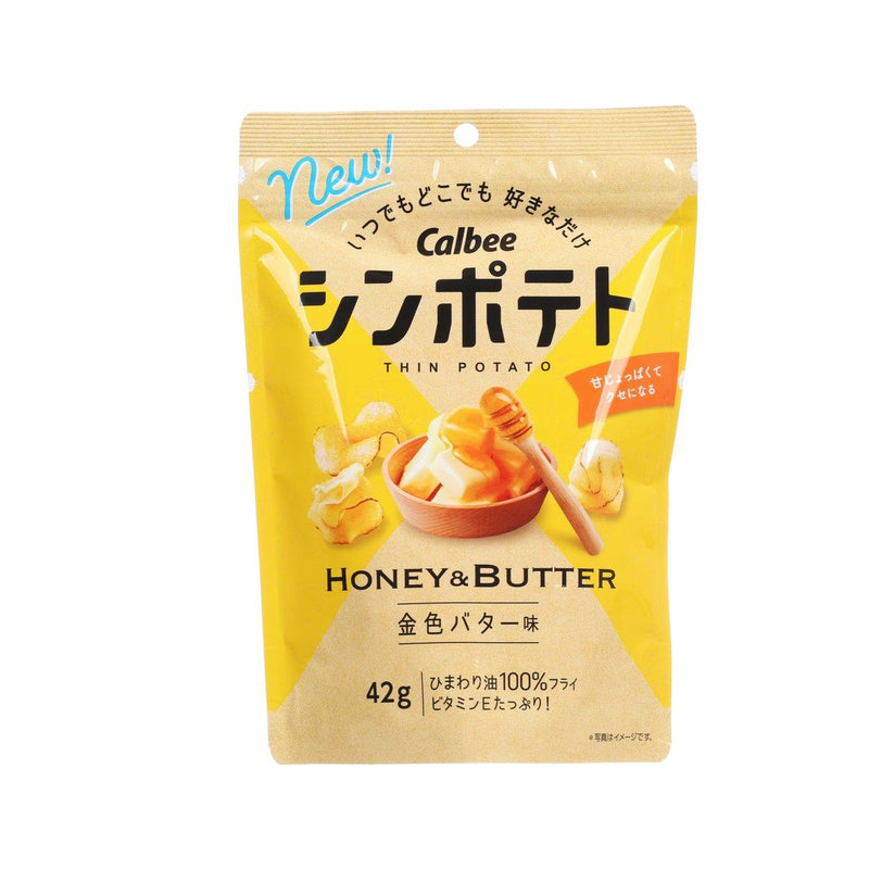 CALBEE Thin Potato Chips - Honey & Butter Flavor  (42g)