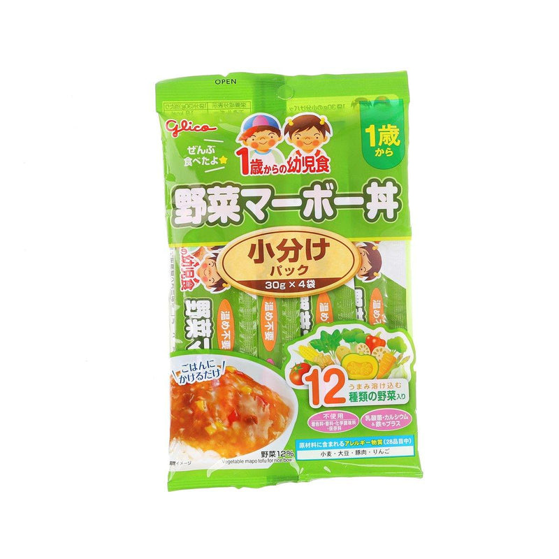 GLICO Vegetable Mapo Tofu Topping for Rice Bowl [From 1 Year Old]  (120g)