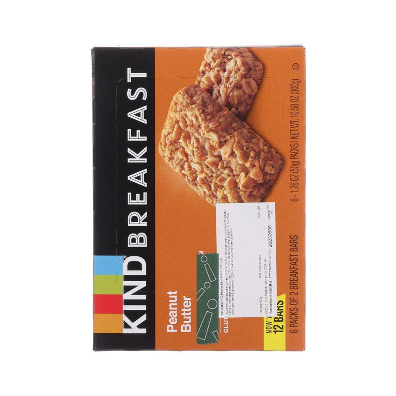 KIND Breakfast Bars - Peanut Butter  (300g)