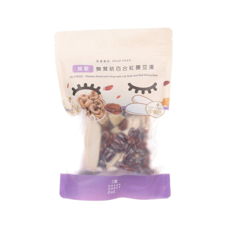 CHECKCHECKCIN De-Stress - Maitake Mushroom Soup with Lily Bulb and Red Kidney Bean  (159g)