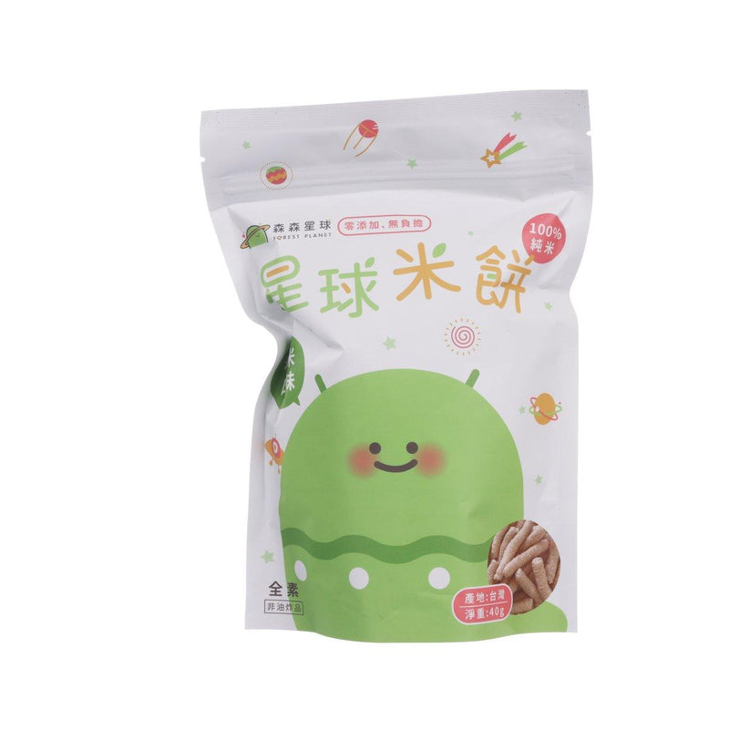 FOREST PLANET Planet Rice Crackers - Brown Rice  (38g)