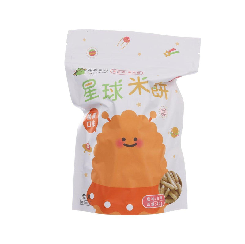 FOREST PLANET Planet Rice Crackers - Sweet Potato  (38g)