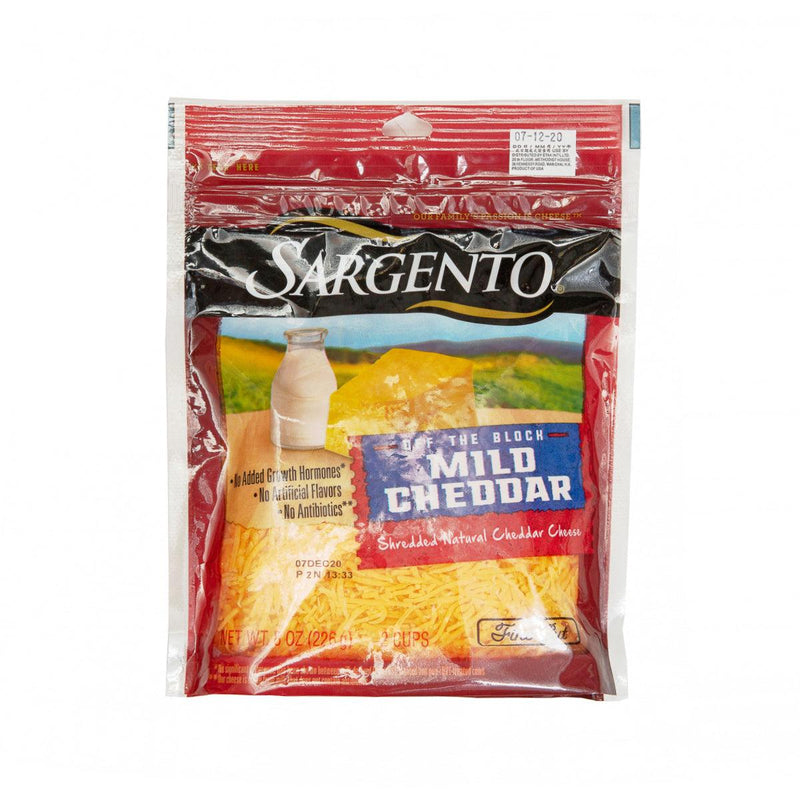 SARGENTO Shredded Mild Cheddar Cheese  (226g)
