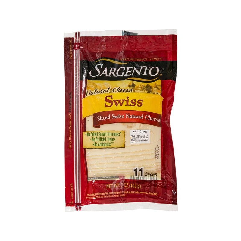 SARGENTO Sliced Swiss Cheese  (198g)
