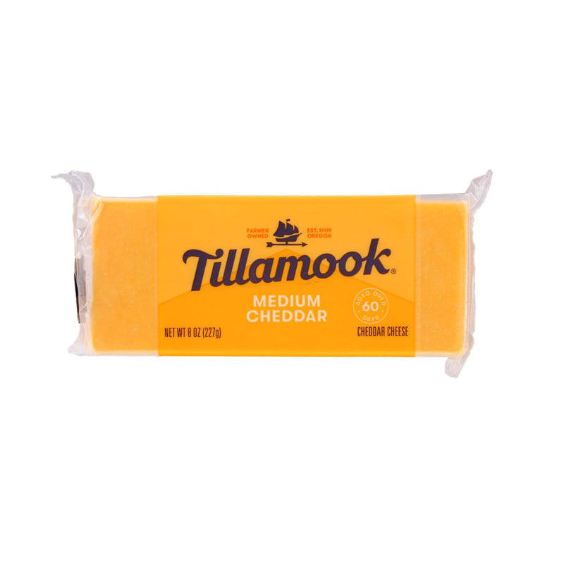 TILLAMOOK Medium Cheddar Cheese  (227g)