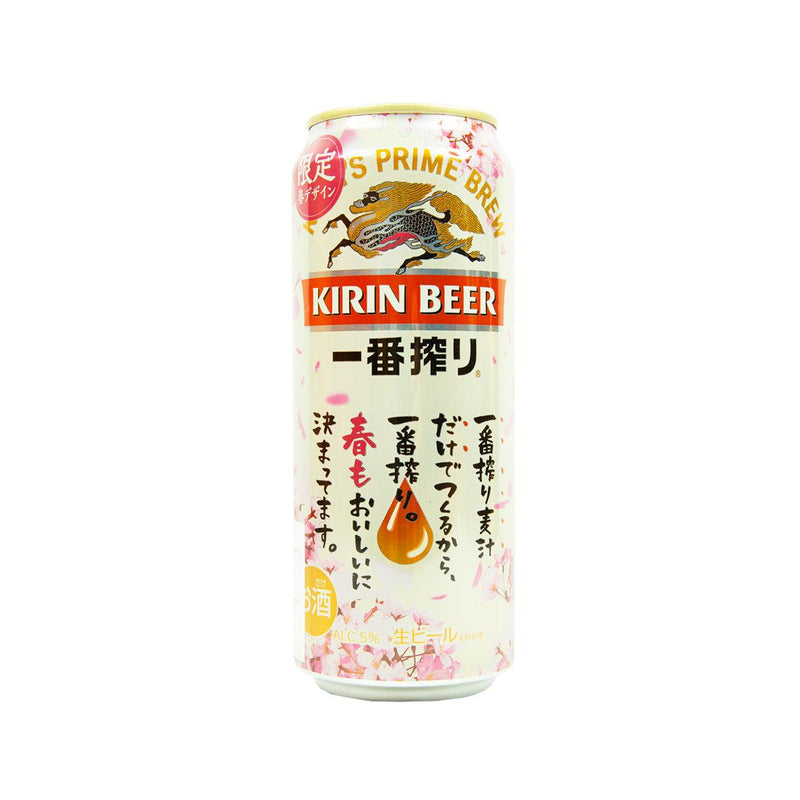 麒麟 一番搾春爛漫櫻花啤酒 (酒精濃度5%)  (500mL)