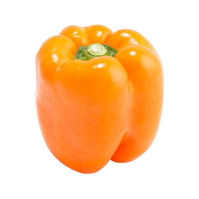 HK Vegetable Shop Selections - Fresh Bell Pepper & Eggplant - Dutch Orange Bell Pepper  (250g)