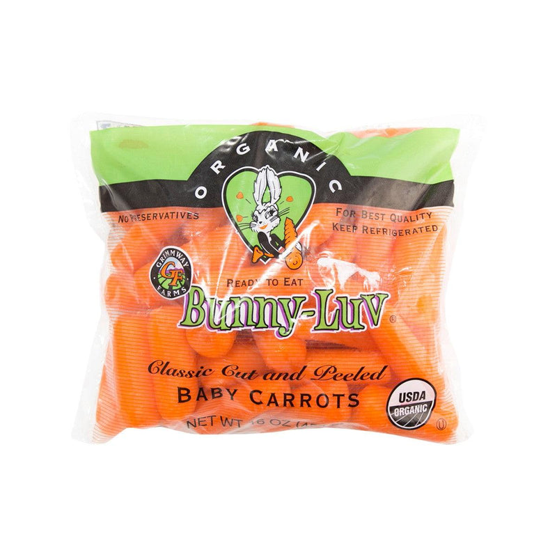 USA Organic Peeled Baby Carrots  (16oz) - city&