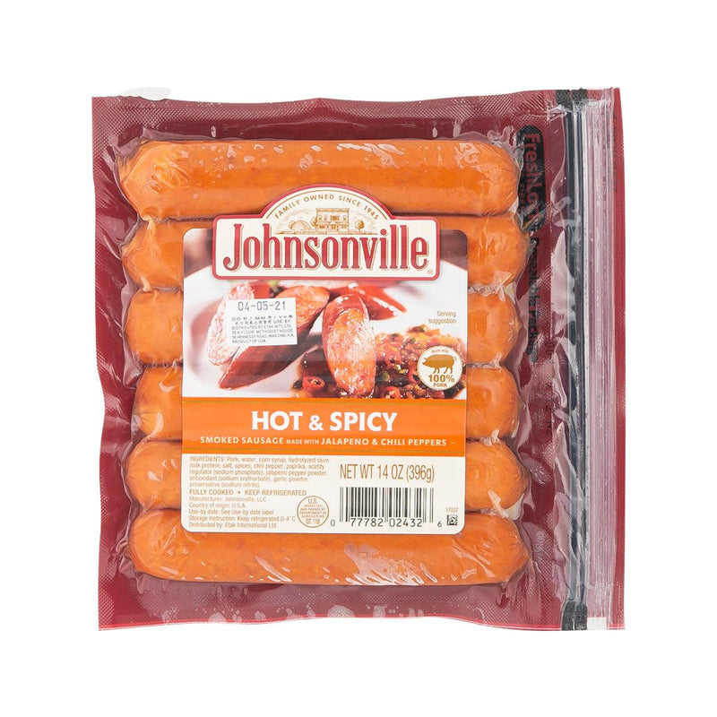 JOHNSONVILLE Hot & Spicy Smoked Sausage  (360g)
