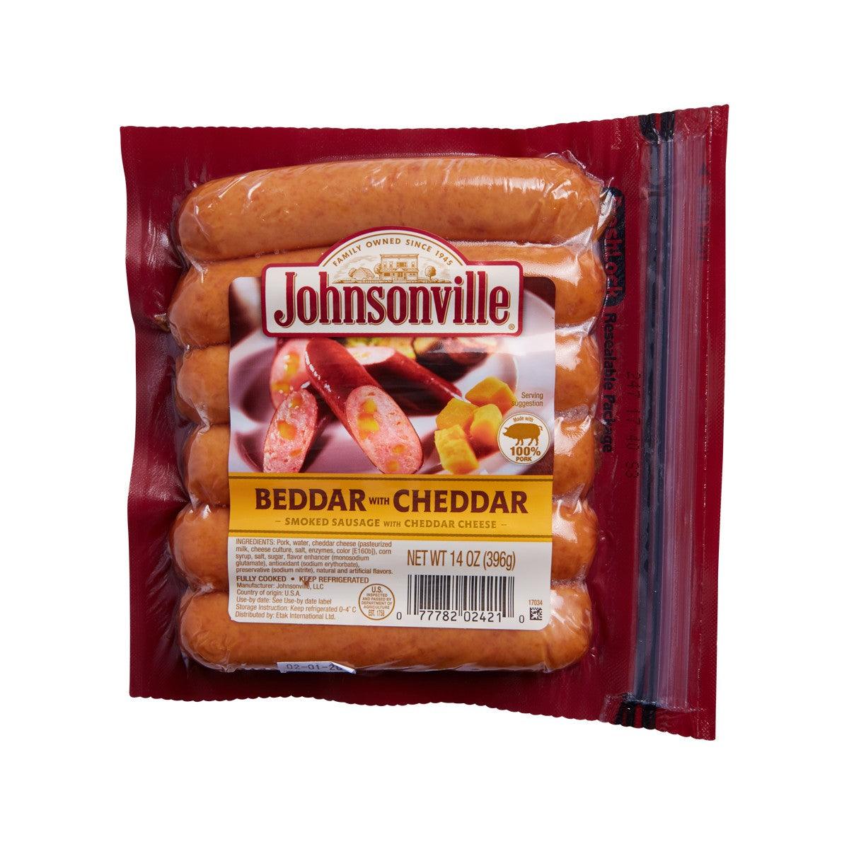 Johnsonville Beddar With Cheddar Smoked Sausage And Cheddar Cheese 360g City Super E Shop