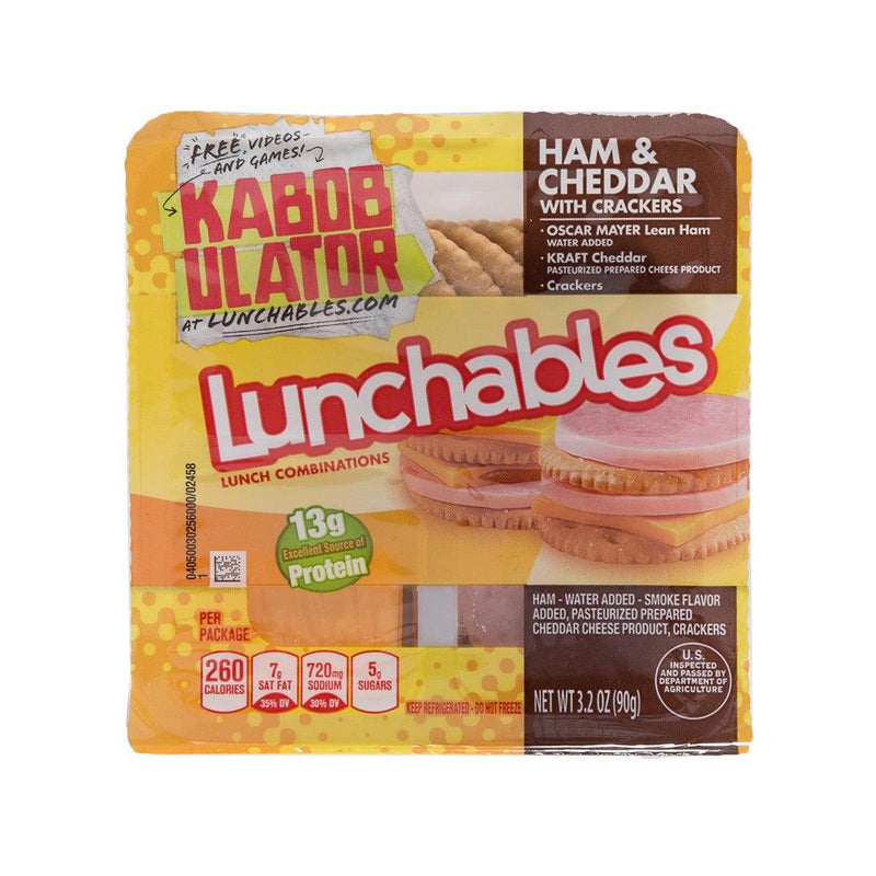 OSCAR MAYER Lunchables Ham & Cheddar with Crackers  (90g)