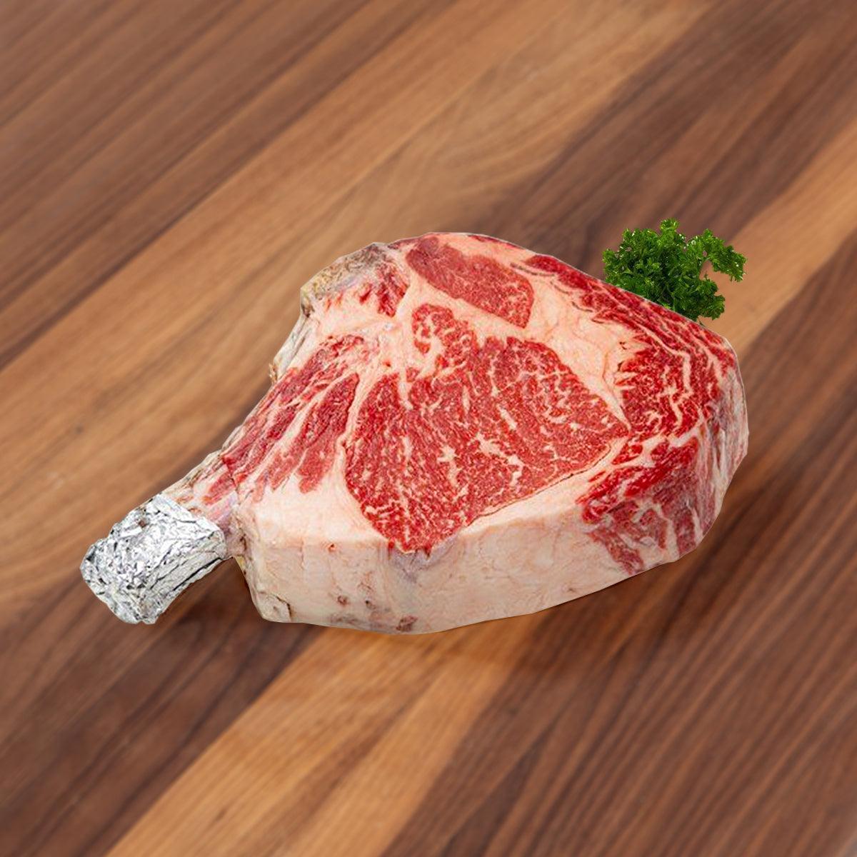 city'super DRY AGED BEEF 冰鮮60日乾藏熟成美國長期穀飼安格斯牛肉帶骨肉眼  (1000g)