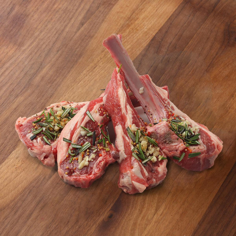 Spanish Iberico Lamb Rack Chop with Rosemary & Garlic  (80g)