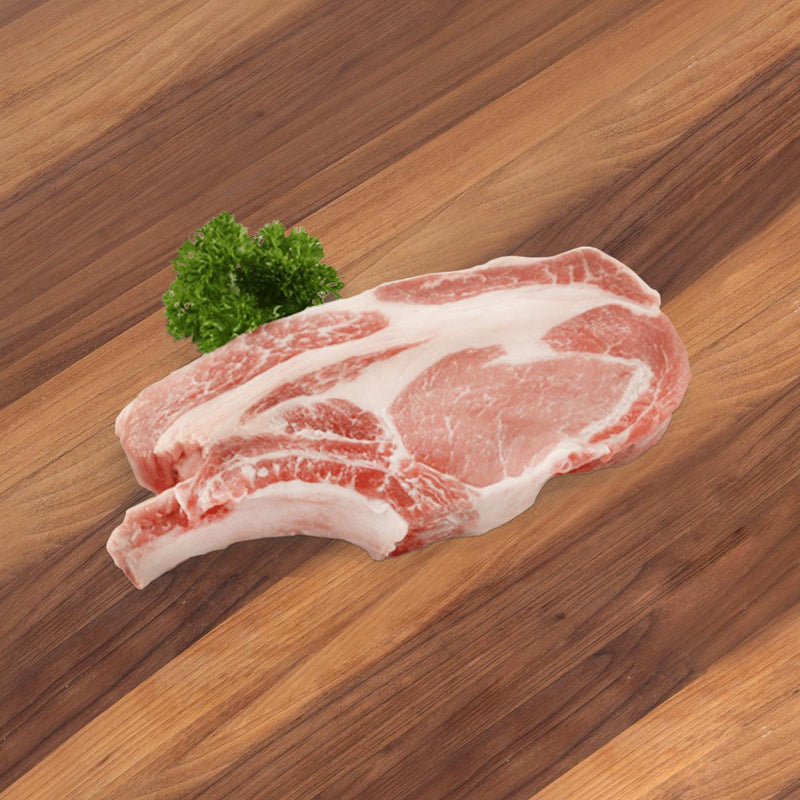 BECKER LANE USA Chilled Organic Pork Rack Chop  (320g)