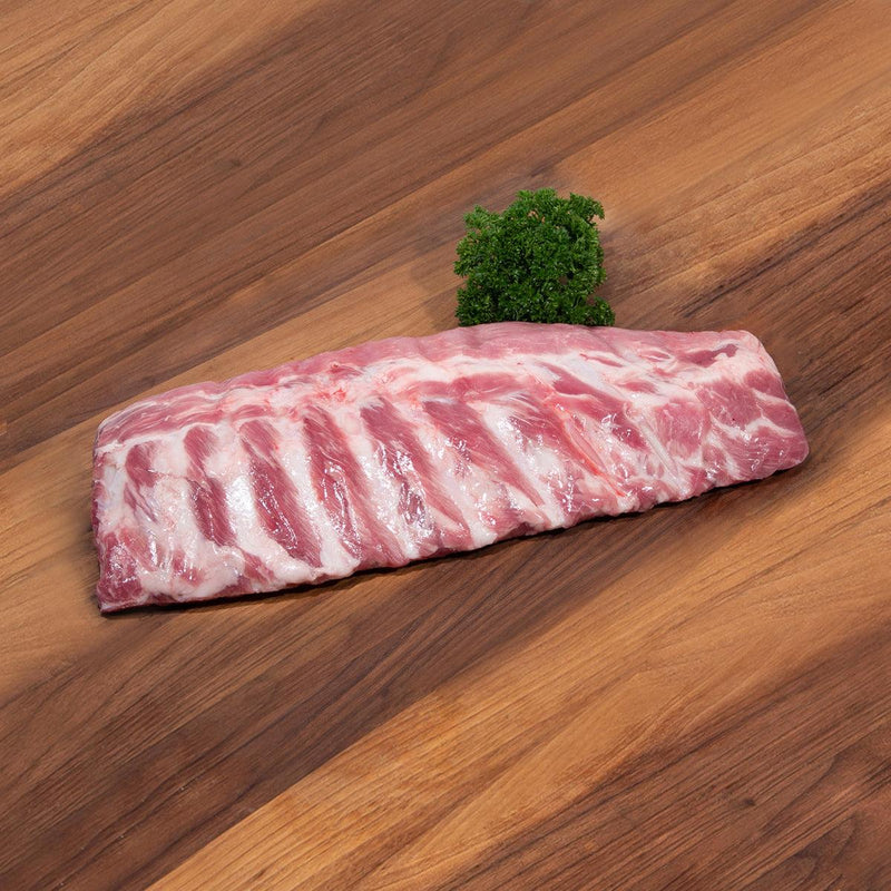 BECKER LANE USA Chilled Organic Pork Back Rib  (750g)