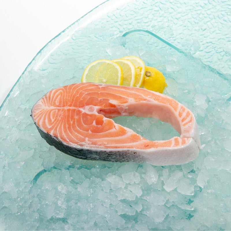 AURORA SALMON Norwegian Chilled Aurora Salmon Steak  (300g)