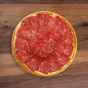 USA Long Term Grain Fed Beef Chuck Flap Set - Thick Sliced Hot Pot [Previously Frozen]  (1pack)