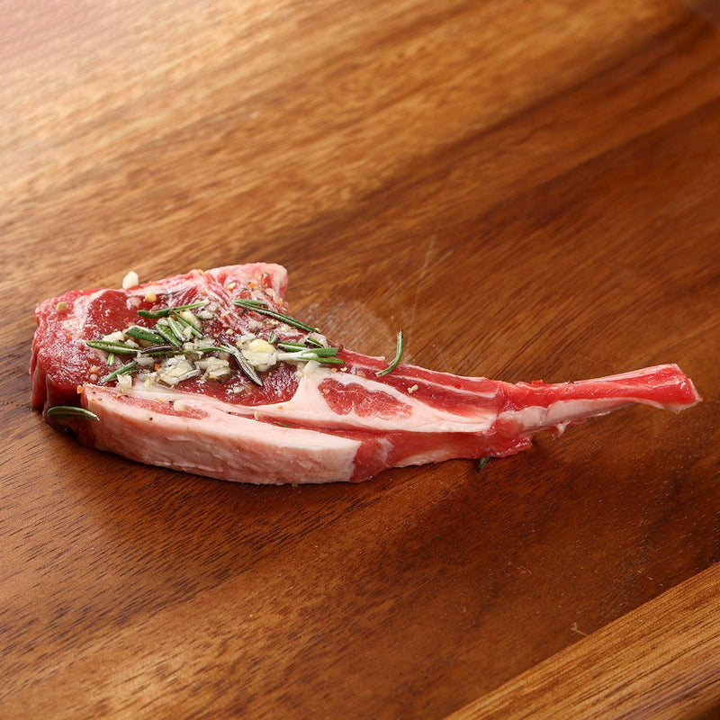 Popular Meat Shop Lamb Selection - Australian Chilled Lamb Rack Chop with Rosemary & Garlic  (80g)