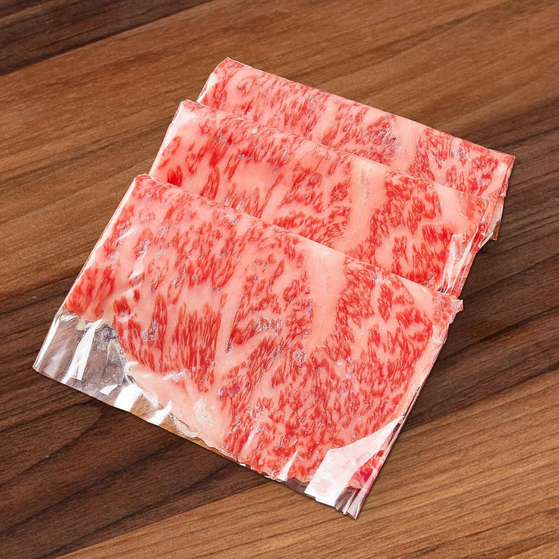 YAMAGATA Japan Yamagata Chilled A5 Grade Wagyu Beef Striploin for Sukiyaki (200g) - city&