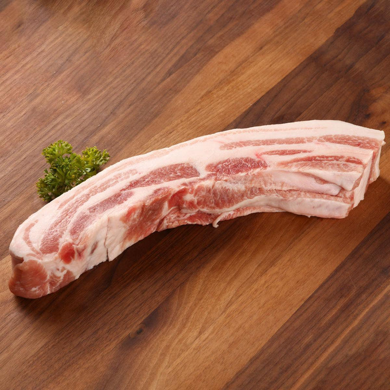 HOKKAIDO WHEY PORK Japan Hokkaido Pork Belly for Steaming [Previously Frozen]  (1pack)